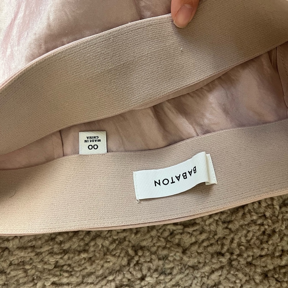 Aritzia babaton Blush Satin Midi Skirt - Picture 3 of 4